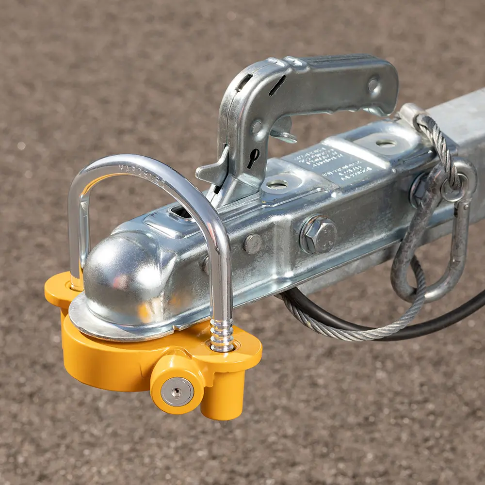 Heavy‑duty trailer coupler lock anti‑theft security lock for trailer hitch